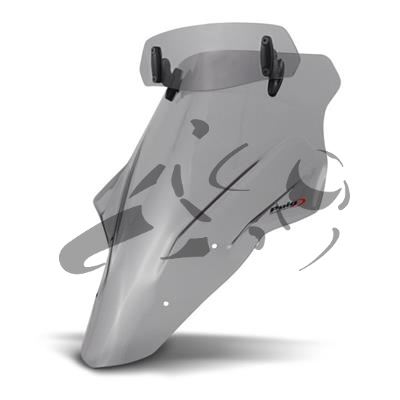 Puig Touring vindruta med visirfste Kawasaki ER-6F