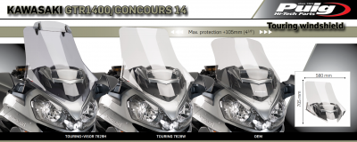 Bulle Touring Puig Kawasaki GTR 1400