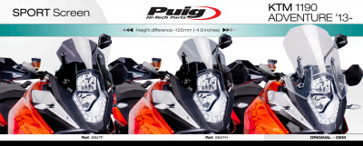 Parabrezza Puig Racing KTM Adventure 1190