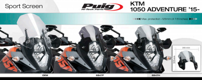 Puig Racing windshield KTM Adventure 1050