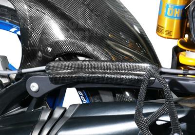 Carbon Ilmberger brake line cover BMW R 1200 GS