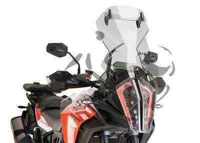 cran de tourisme Puig avec visire KTM Super Adventure 1290