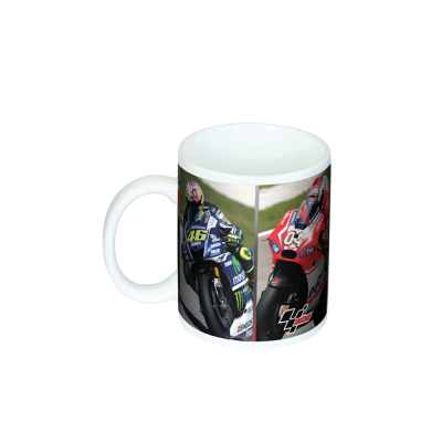 MotoGP Kopje Koffie Rossi, Dovi, Marquez en Lorenzo