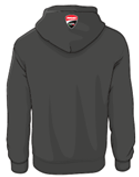 Ducati Corse Hoodie grau