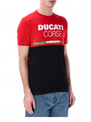 Ducati Corse T-Shirt Schwarz/Rot