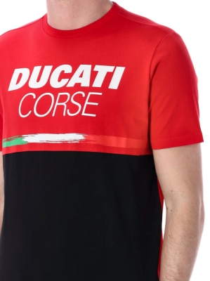 Ducati Corse T-Shirt Schwarz/Rot