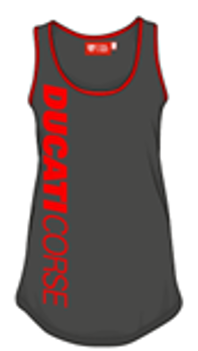 Ducati Corse Tank Top grau Damen