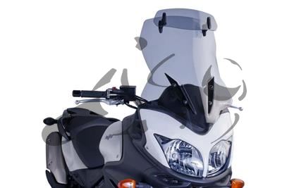 Puig touring windshield with visor attachment Suzuki V-Strom 650