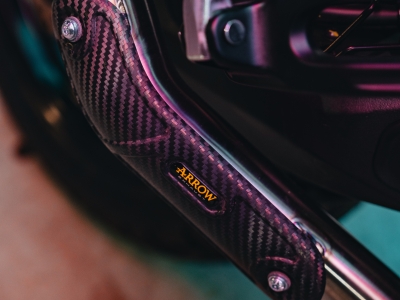 Auspuff Arrow Indy Race EVO Stalen Eindkap Yamaha Tnr 700