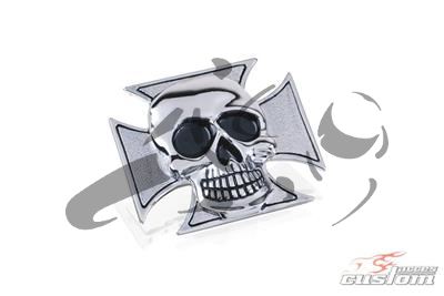 Custom Acces Skelett Kreuz Sticker