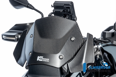 Carbon Ilmberger Windabweiser am Cockpit BMW R 1300 GS