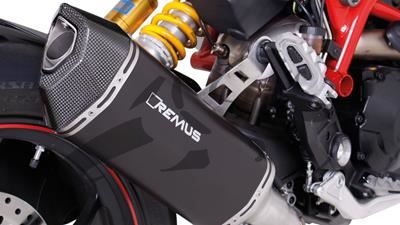 Uitlaat Remus Black Hawk Ducati Hypermotard 939