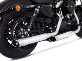 Auspuff Remus Aangepaste Harley Davidson Sportster 883 Superlow