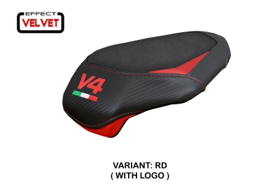 Tappezzeria Beifahrersitzbezug Argenta Pass velvet mit V4 Logo Ducati Panigale V4