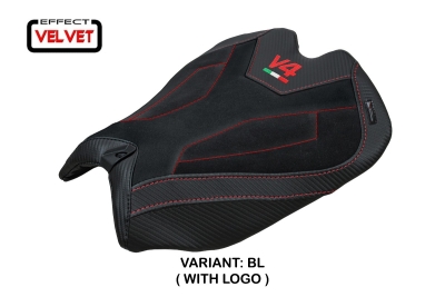 Tappezzeria Sitzbezug Argenta velvet mit V4 Logo Ducati Panigale V4