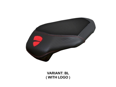 Funda de asiento de pasajero Tappezzeria con logotipo Ducati Panigale V4