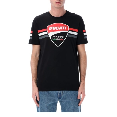 Ducati Corse T-Shirt Stripes e logo