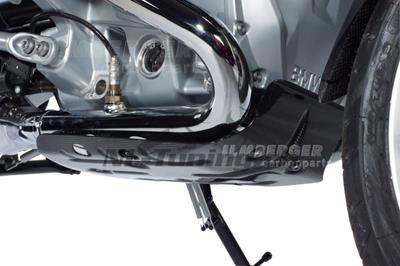 Carbon Ilmberger engine guard below BMW R 1200 GS