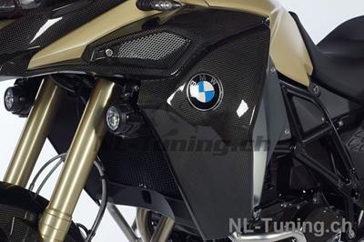 Juego de tapas del radiador de agua Ilmberger de carbono BMW F 800 GS Adventure