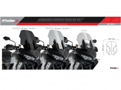 Puig Tourenscheibe  Kawasaki Versys 1100