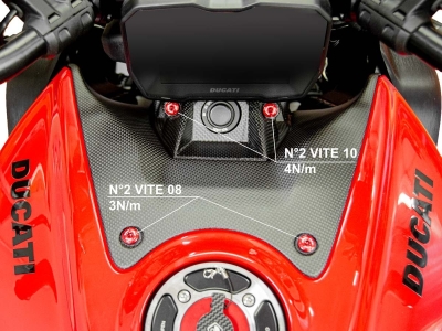 Ducabike Schrauben Set f�r Z�ndschlossabdeckung Ducati Diavel V4