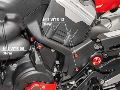 Ducabike Schrauben Set f�r Kettenradschutz Ducati Diavel V4