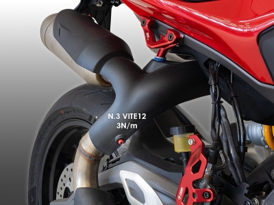Ducabike Auspuffabdeckung Schrauben Set Ducati Streetfighter V2