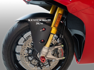 Ducabike Schrauben Set Vorderradabdeckung Ducati Streetfighter V2