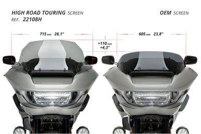 Puig Touringscheibe High Road Touring Harley Davidson Road Glide