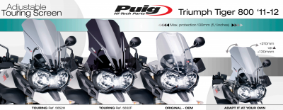 Puig Tourenscheibe Triumph Tiger 800
