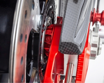 MOTO CORSE set dischi distanziali per perno ruota posteriore Ducati Panigale V4