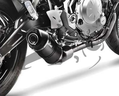 Exhaust Leo Vince LV One EVO complete system Kawasaki Z650