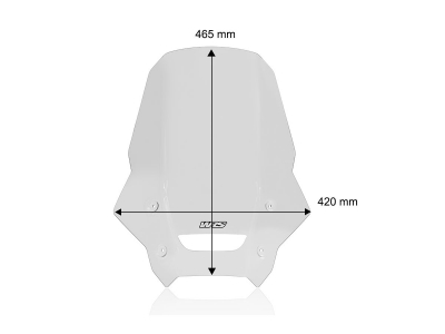 WRS Caponord Windschild Honda NX 500