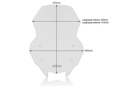 WRS Caponord Windschild Kawasaki Ninja 1000 SX