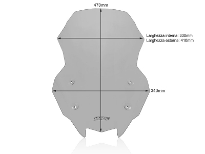WRS Caponord Windschild Kawasaki Ninja 1000 SX