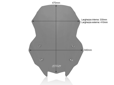 WRS Caponord Windschild Kawasaki Ninja 1000 SX