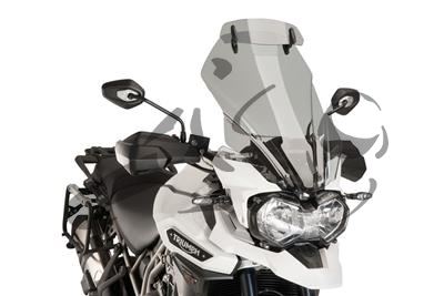 Puig touring screen with visor attachment Triumph Tiger 1200