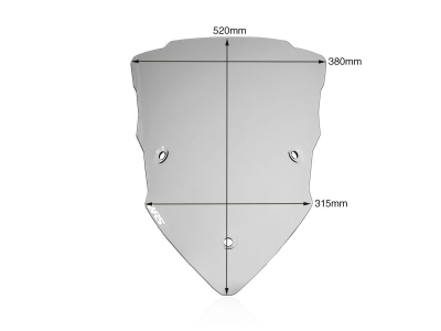 WRS Touring Windschild Ducati Multistrada 1200