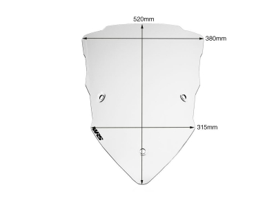 WRS Touring Windschild Ducati Multistrada 1200