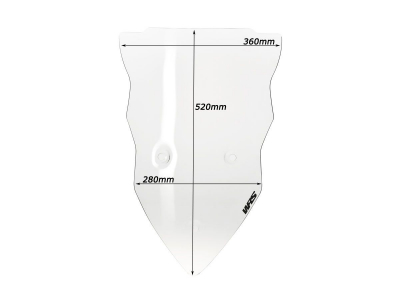 WRS Touring Windschild Ducati Multistrada 1200