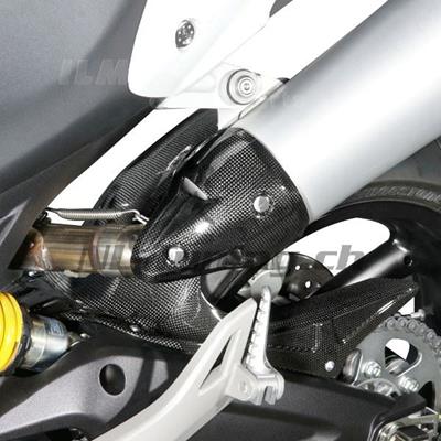 Ducati Monster 696 Kit de protection thermique dchappement en carbone Ilmberger