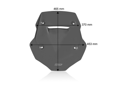 WRS Standard Windschild CFMoto 700 MT