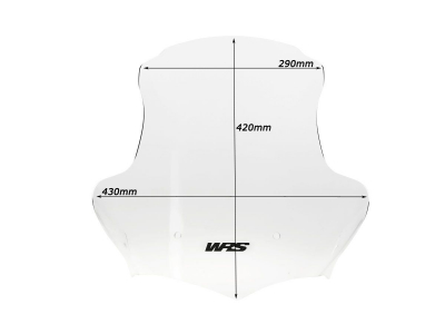 WRS Touring Windschild BMW K 1200 R