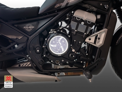DBK Kupplungsdeckel offen LED   Moto Morini Calibro Bagger
