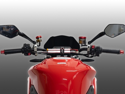 DBK stuur demperbeugelset Ducati Streetfighter V2