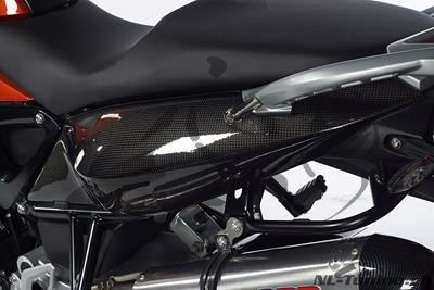 Carbon Ilmberger Seitendeckel unterm Sitz Set BMW F 800 GT