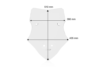 WRS Standard Windschild Ducati Multistrada V4 S