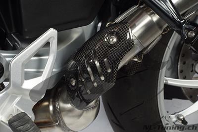Protection thermique du pot dchappement en carbone Ilmberger BMW F 800 GT