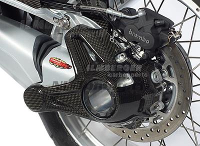 Cubre cardan Ilmberger carbono sin protector antisalpicaduras BMW R 1200 GS