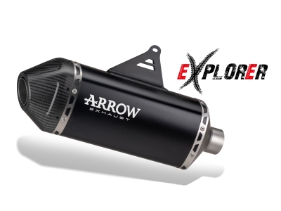 Auspuff Arrow Explorer Racing Komplettanlage  Husqvarna 701 Supermoto